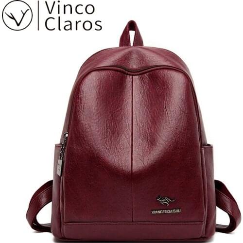 High Quality Backpacks Leather Large Capacity Backpack Travel Designer Backpacks for Women 2020 Big Book Bag Womens Backpack