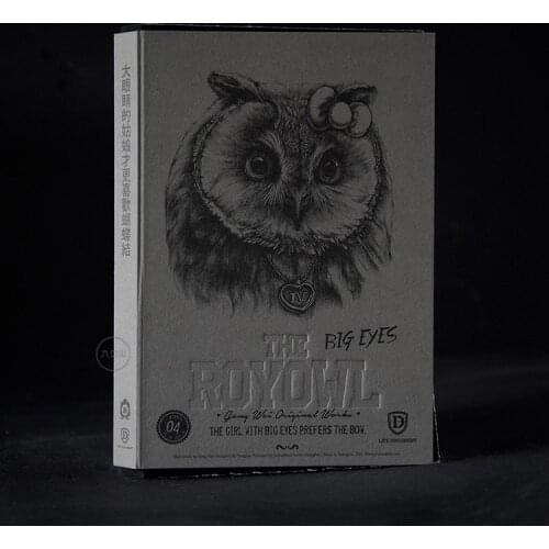 The Owl Series Limited Edition B5 Sketchbook 268P Thick Blank Paper Notebook Gift