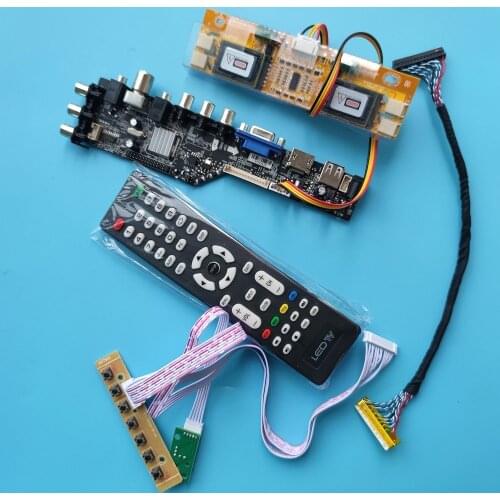 For M220Z1-L07/L08/L09/L0A/L10 HDMI-compatible VGA Controller USB DVB-T2 DVB-T board TV Digital LCD Panel 1680X1050 4CCFL 22"