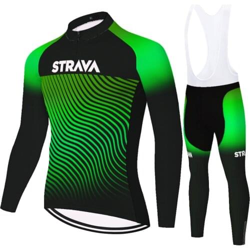 Strava Summer Spring Cycling Long Sleeve Ropa Bike Jersey Malliot Hombre 2021 Equipo Roupa Ciclismo Masculino Fietskleding Heren