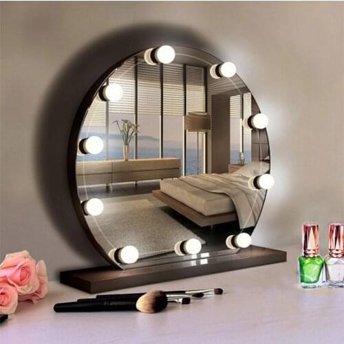 Hollywood Makeup Vanity Mirror Light Professional Adjustable 3 Colors LED USB Supply 5V Fill Bulbs String Stepless Dimmable Lamp