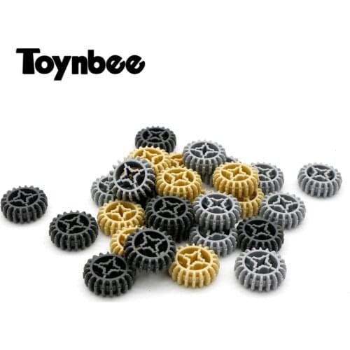 Technical Parts Gear 20 Tooth Cog Building Blocks 20pcs/set Cross Pin Huller Hole MOC Z20 Compatible 32269 Toys For Children