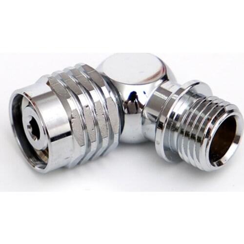 90/110/360 Degree Swivel Hose Adapter 2nd Stage Scuba Diving Regulator Connector