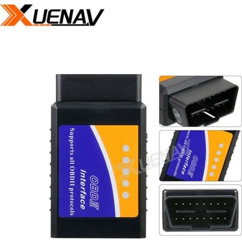 Xuenav Super Mini ELM327 V1.5 OBD2 BT Adapter PIC18f25k80 Chip Auto Code Reader Scanner OBDII Car Diagnostic Tool For Android