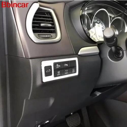 Bbincar For Mazda CX9 CX-9 2016-2019 Headlight Adjustment Switch Sticker Frame Cover Decoration Trim Interior Accessories ABS