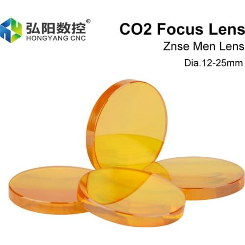 CO2 Focusing Lens China Znse Diameter 12-25mm High Power For Laser Engraving And Cutting Machine Marking Engraving Machine