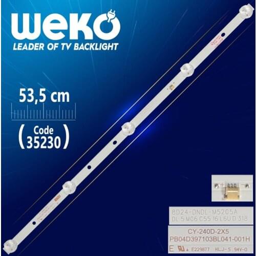 CY-240D-2X5 - PB04D397103BL041-001H - 8D24-DNDL-M5205A - 39.7 CM 5 LED- (WK-898)