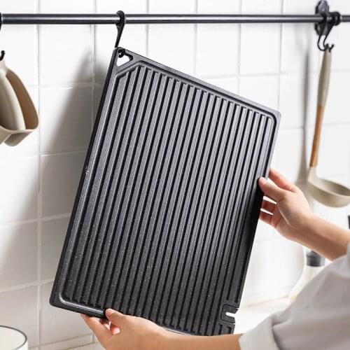 Kitchen Cutting Board Double Sided Chopping Blocks Moisture-proof Non-slip Home Kitchen Tools Accessories Chopping Board Durable