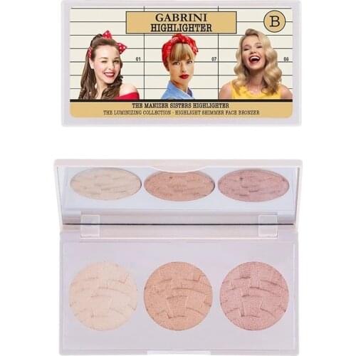 Gabrini 3'lü Aydınlatıcı Paleti - Highlighter B
