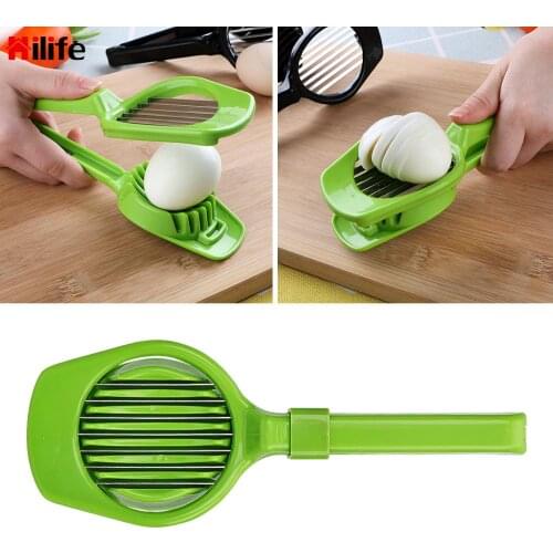 HILIFE Egg Slicer Egg Split Device Stainless Steel Multifunction Slicing Mould Handheld Mushroom Kiwi Divider Tomato Cutter