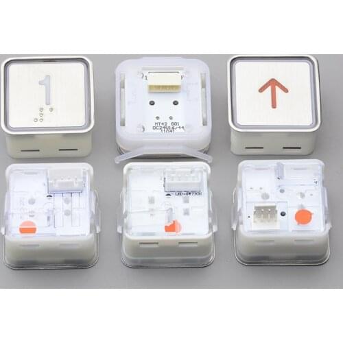 5pcs Elevator button MT42 MTD270 A4N11286 Square Universal Button Accessories AQ1H783