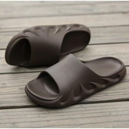 Summer Bathroom Non-slip Slippers Fashion Soft EVA Indoor Sliding Sandal Beach Platform for Men and Women Household Shoes