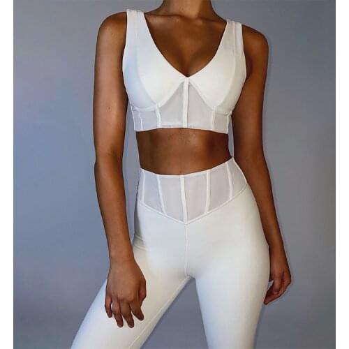 Summer Clothes For Women Yoga Gym Clothing Sets 2 Piece Workout Sport Bra High Waist Shorts Legging Outfit костюмы с шортами