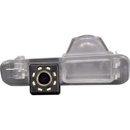 Misayaee Car Rear View Reverse Parking Camera Golden 8 LED for Kia Rio 3 UB Sedan Rio 2 JB 2009~2016 Night Vision Waterproof