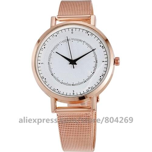 Alloy Mesh Men Casual Watches Round Analog Quartz Dress Men Wrist Watch Casual Men Women Geneva Watches 920157