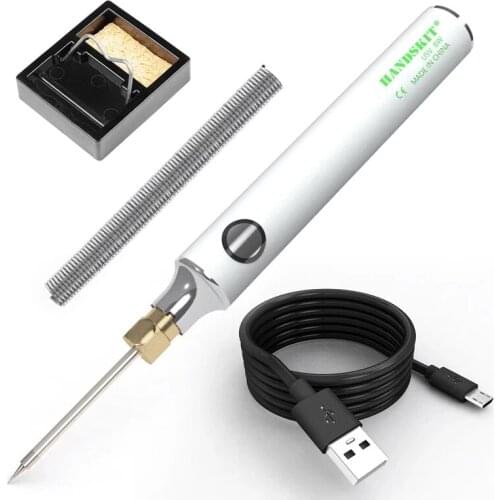 New USB Portable Mini Electric Soldering Iron Outdoor Aerial Work 5V 8W adjustable Temperature Soldering iron Kits Welding tools