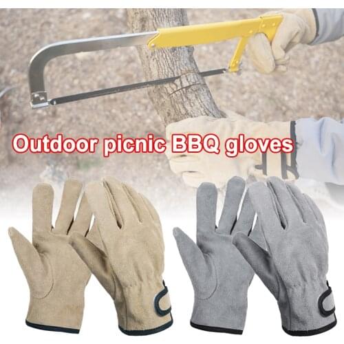 Barbecue Gloves Retardant Welding Gloves Safety Protective Perfect For Stove Oven Furnace Retardant Welding Gloves Guantes