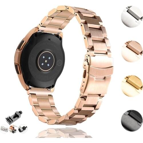 Stainless Steel Strap for Samsung Galaxy Watch Strap 42mm 46mm 20mm 22mm Galaxy Watch 3 45mm 41mm for Amazfit Bip GTR Strap