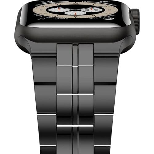 Ultra Thin Metal Strap for Apple Watch Band 44mm 42mm 40mm 38mm Stainless Steel Wristband for iWatch Bands SE Series 6/5/4/3/2/1