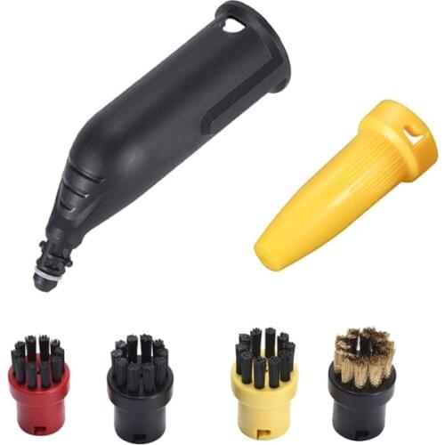 TOP!-Power Nozzle of Steam Engine Bristle Brush Kit Nylon Brushes for KARCHER SC1 SC2 SC3 SC4 SC5 Series Vacuum