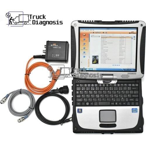 Toughbook CF19 with Still Steds for Still forklift diagnostic tool Still Canbox