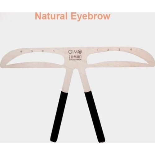 Professional Eyebrow Stencil Ruler Reusable Three-point Balance Positioning Microblading Tattoo Eye brow Measure Ruler Tools