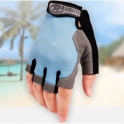 Cycling Gloves Half Finger Mens Womens Summer Bike Bicycle Gloves Nylon Sport Mountain Bike Gloves Guantes XL