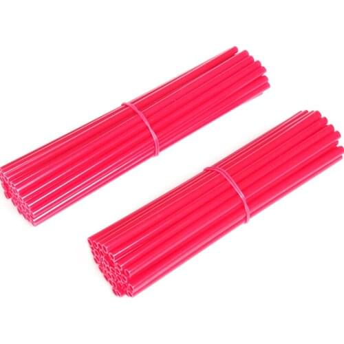 72Pcs motorcycle dirt bicycle wheel rim spokes skin cover protective cover multiple colors choose free shipping