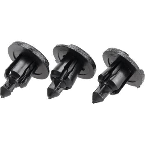 50Pcs Car Fender Bumper Fastener Clips 8mm Hole Push-Type Plastic Rivet Retainer Clips 01553-09611 For Nissan Maxima Car Styling