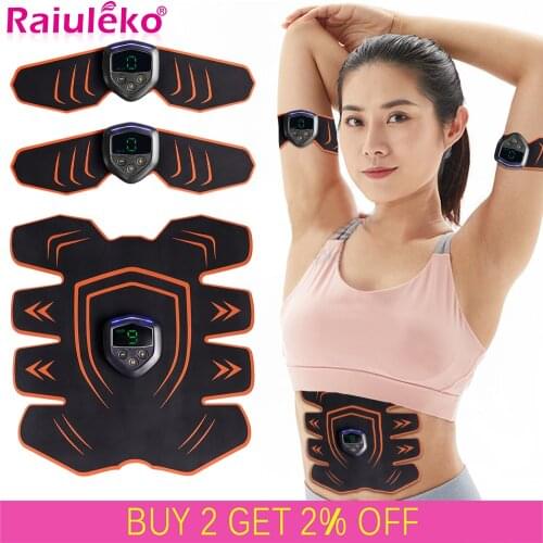 EMS Sliming Massager Wireless Muscle Stimulator ABS Abdominal Muscle Trainer Toner Body Fitness Hip Trainer Shaping Patch Unisex