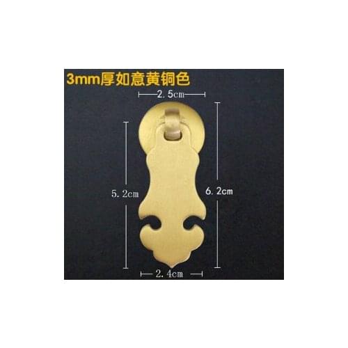 020 Chinese style imitation classic pure brass clothing shoes wine cabinet door Chinese medicine cabinet drawer