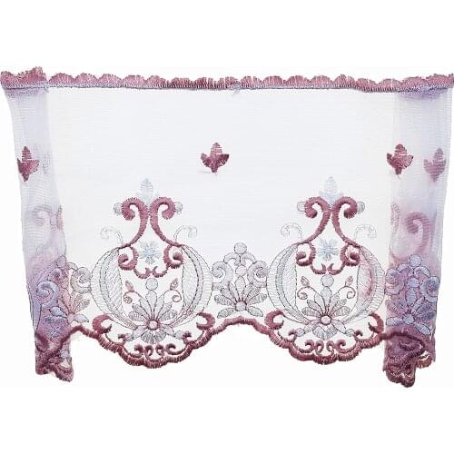 1 Yard Embroidery Flower Lace Trim Ribbon Clothing Sewing DIY Crafts Accessories