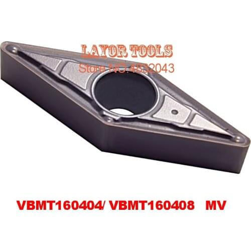 10PCS VBMT160404 MV/ VBMT160408 MV carbide CNC inserts,CNC lathe tool,apply to stainless steel and steel processing,SVQBR/SVUBR