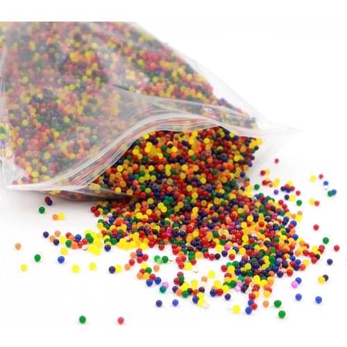 1000/5000pcs Crystal Soil Mud Hydrogel Gel Water Beads Children Toy Growing Up Water Balls Wedding Home Plant Decor Potted 50