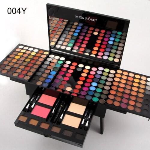 180 Colos Makeup Sets With Mirror Eyeshadow Box Matte Long-lasting Multifunction Blush Eyeliner Powder Profession Gift TSLM1