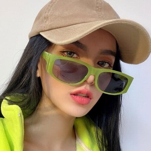 2020 Square Sun Glasses Luxury Brand Travel Small Rectangle Sunglasses Men Women Vintage Retro Oculos Lunette De Soleil Femme