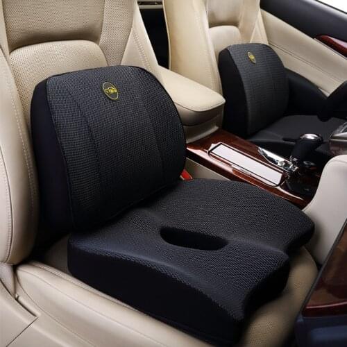3D honeycomb Long Drive car Seat Cushion back support coccyx pillow Orthopedics Pillows Memory Foam Ergonomic Design