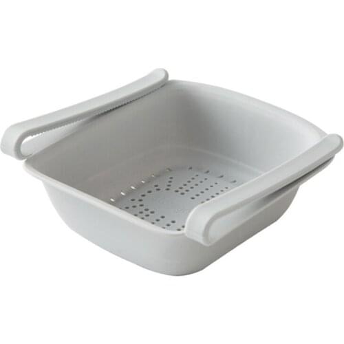 HOT 5Pcs Pull-Out Food Storage Basket Drainage ​Refrigerator Organizer Drawer Basket Fresh Spacer Layer Storage Rack