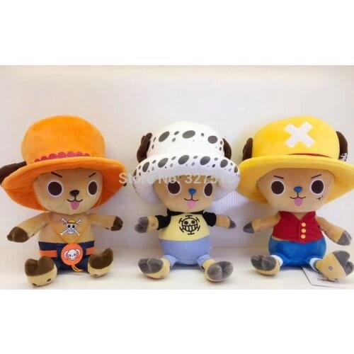 Anime Chopper figures plush doll Chopper cosplay Luffy,Law,Ace figure Plush toys gift