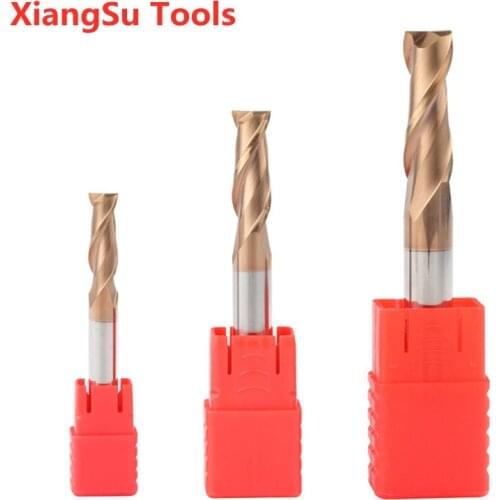 D1-D4mm 2Flutes Hrc55 Endmill CNC Milling Cutter Alloy Tungsten Steel Cnc Maching Milling Machine Tools For Steel