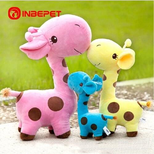 Dog Toys Cartoon Deer Shape Plush Puppy Sound Pet Chew Toy Chihuahua Kids Interactive Toys Chew Pet Cat Dog Dental Teeth