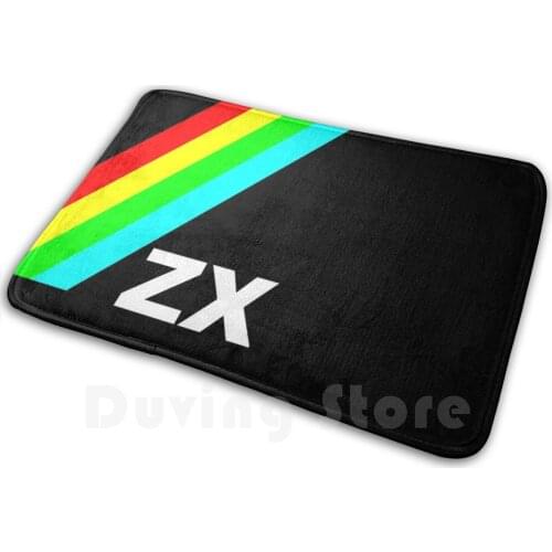 Zx Mat Rug Carpet Anti-Slip Floor Mats Bedroom Zx Spectrum Retro 80S Gaming