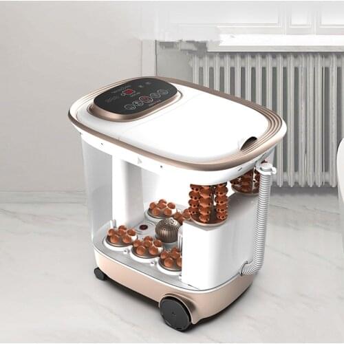 220V Multifunctional Foot Bathtub Fully Automatic Massage Foot Washing Electric Constant Temperature Heating Foot Soaking Bucket