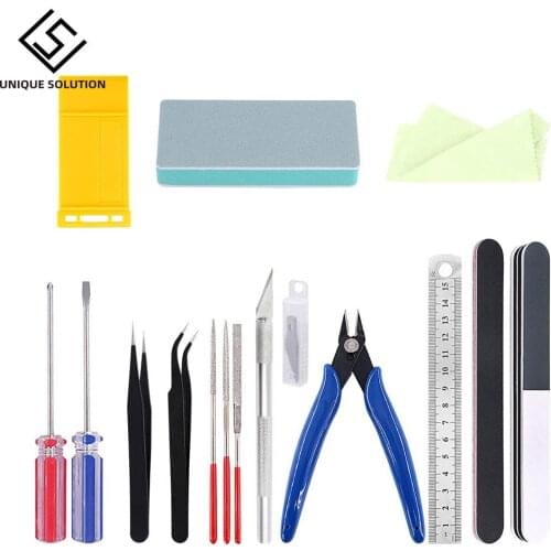 For Gundam Modeler Basic Tools Craft Set Hobby Building Tools Kit for Gundam Car Model Building Kit