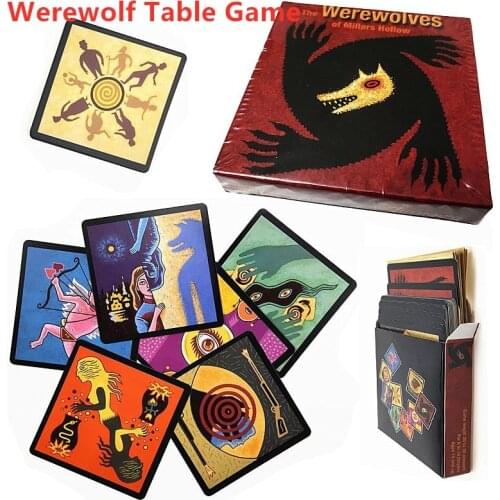 2020 New Werewolf Table Game Multi-Player Entertainment Competition Puzzle Leisure the Family Friend Party Getting Started