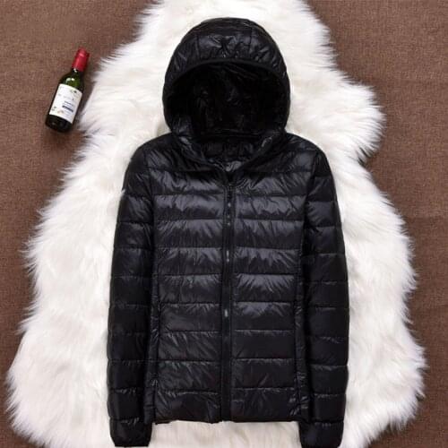 2020 New Winter Women Duck Down Hooded Jackets Parka Long Sleeve Casual Warm Coat Female Oversize Outwear