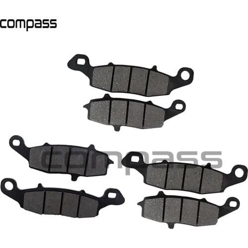 Motorcycle Front and Rear Brake Pads for KAWASAKI KZ1000 KZ 1000 Police 2002-2005 VN1500 VN 1500 Nomad 2000-2003