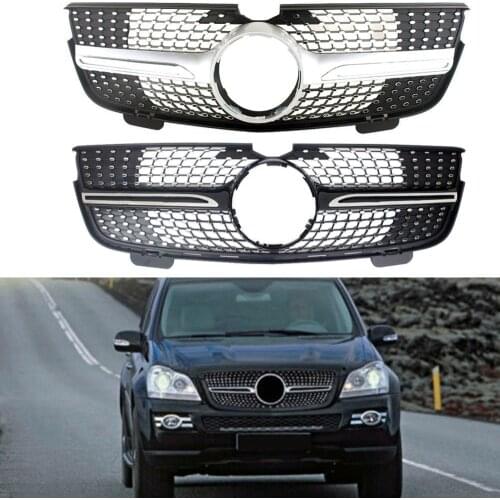 Front Racing Billet Bumper Grille Upper Facelift Grill For Mercedes Benz GL-Class X164 2009 2010 2011 2012