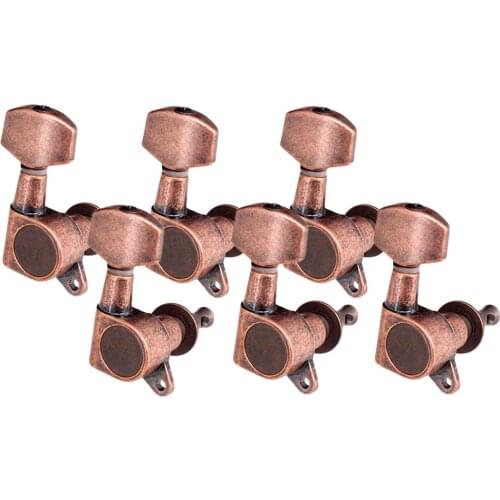 Tooyful Acoustic Electric Guitar String Enclosed Tuning Peg Tuners Machine Heads 6R