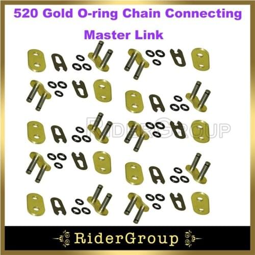 Gold 520 O-ring Chain Connecting Master Link For Dirt Bike ATV Go Kart Motorcycle Parts